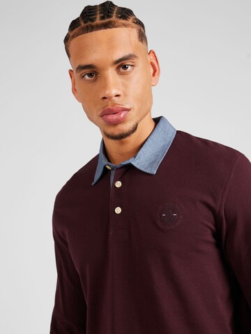 JACK & JONES T-shirt 'LEVI' i brun