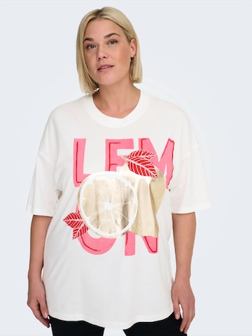 ONLY Carmakoma Póló 'CARKOURTNEY' - fehér: elől