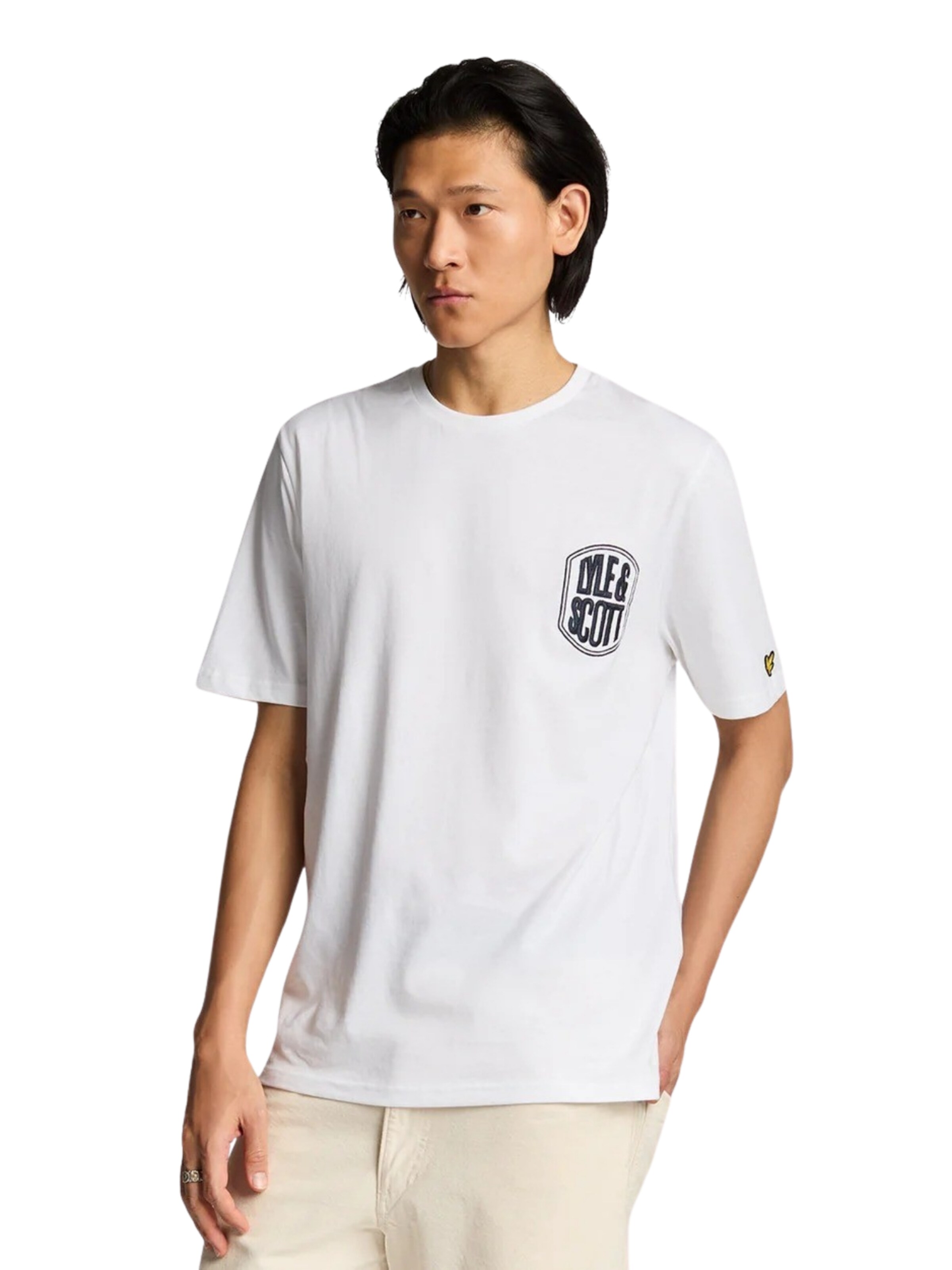 Lyle & Scott Bluser & t-shirts i hvid: forside