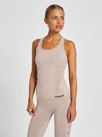 Hummel Sporttop 'CI' in Beige: voorkant