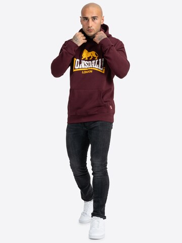 LONSDALE Sweatshirt 'Thurning' in Red