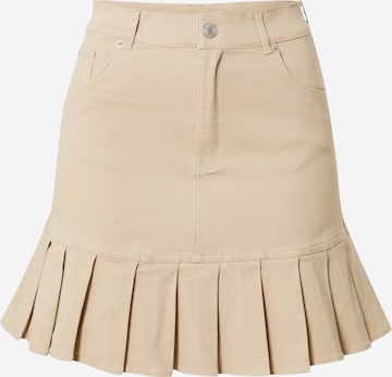 24COLOURS - Falda en beige: frente