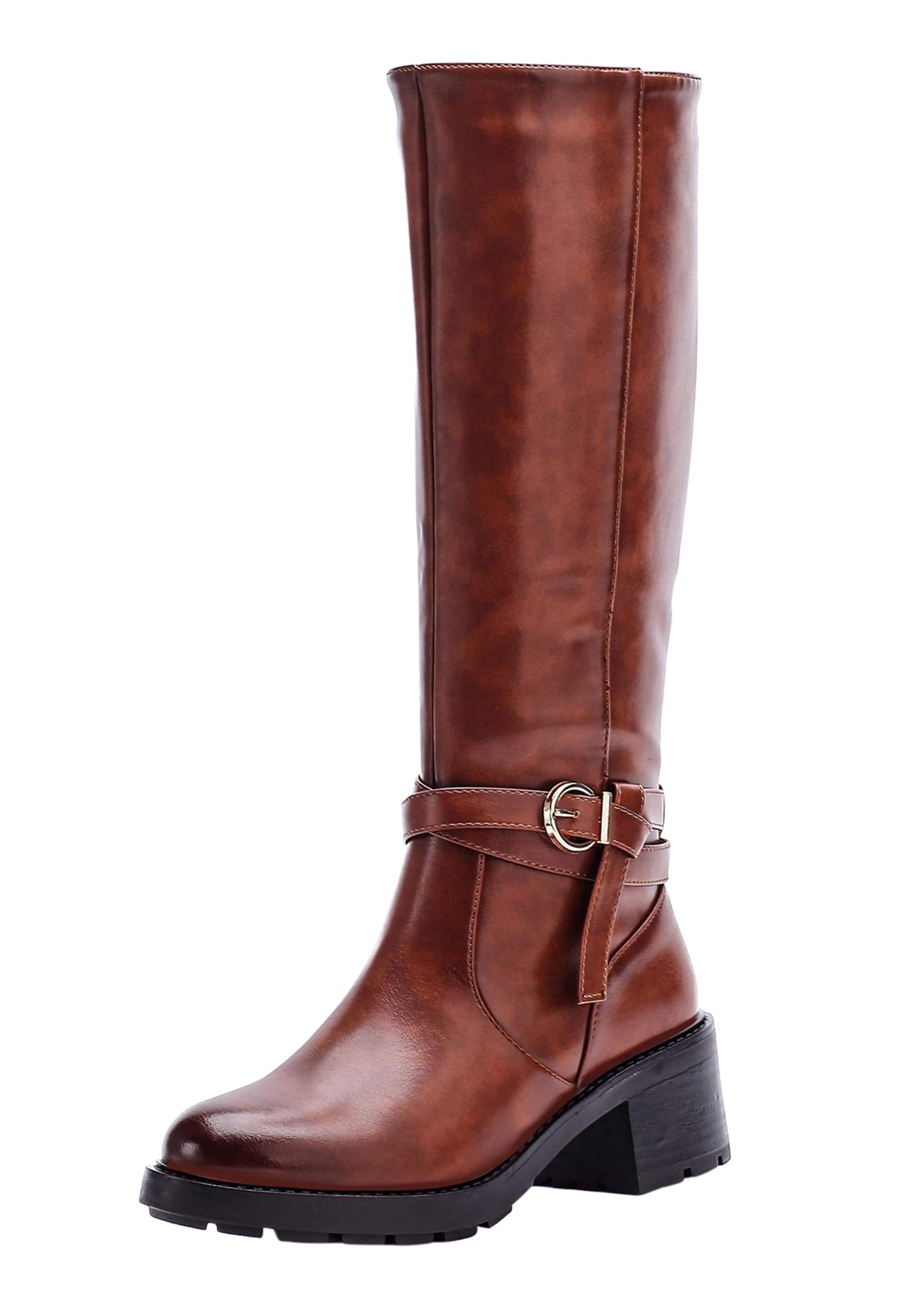 Elara Stiefel in rostbraun, Produktansicht