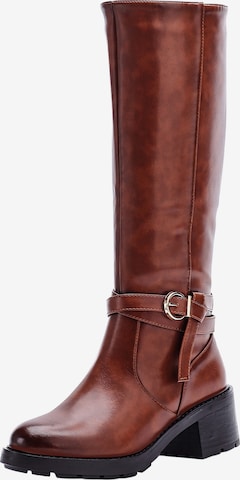 Bottes Elara en marron : devant