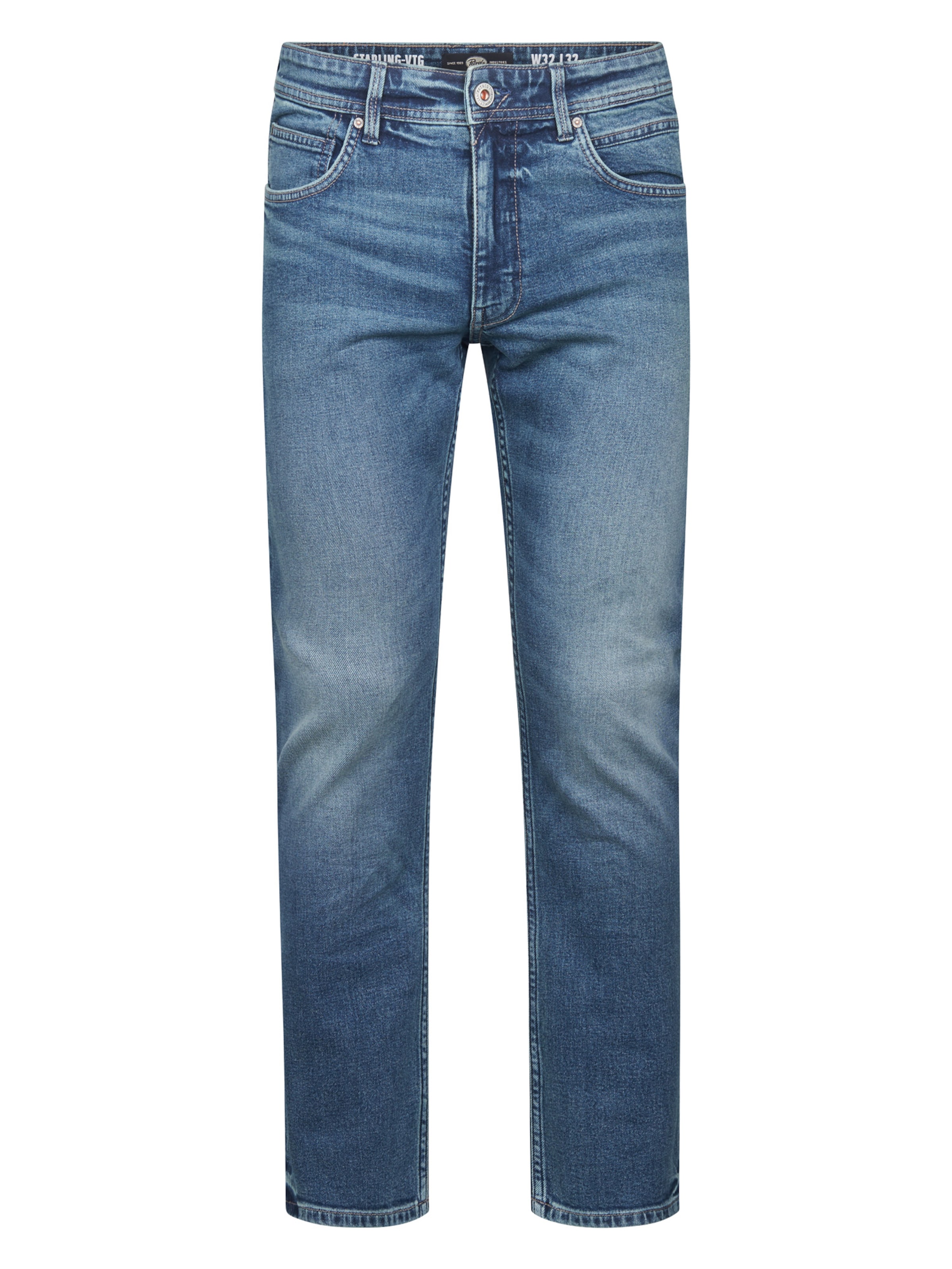 Petrol Industries Regular Дънки в синьо: отпред