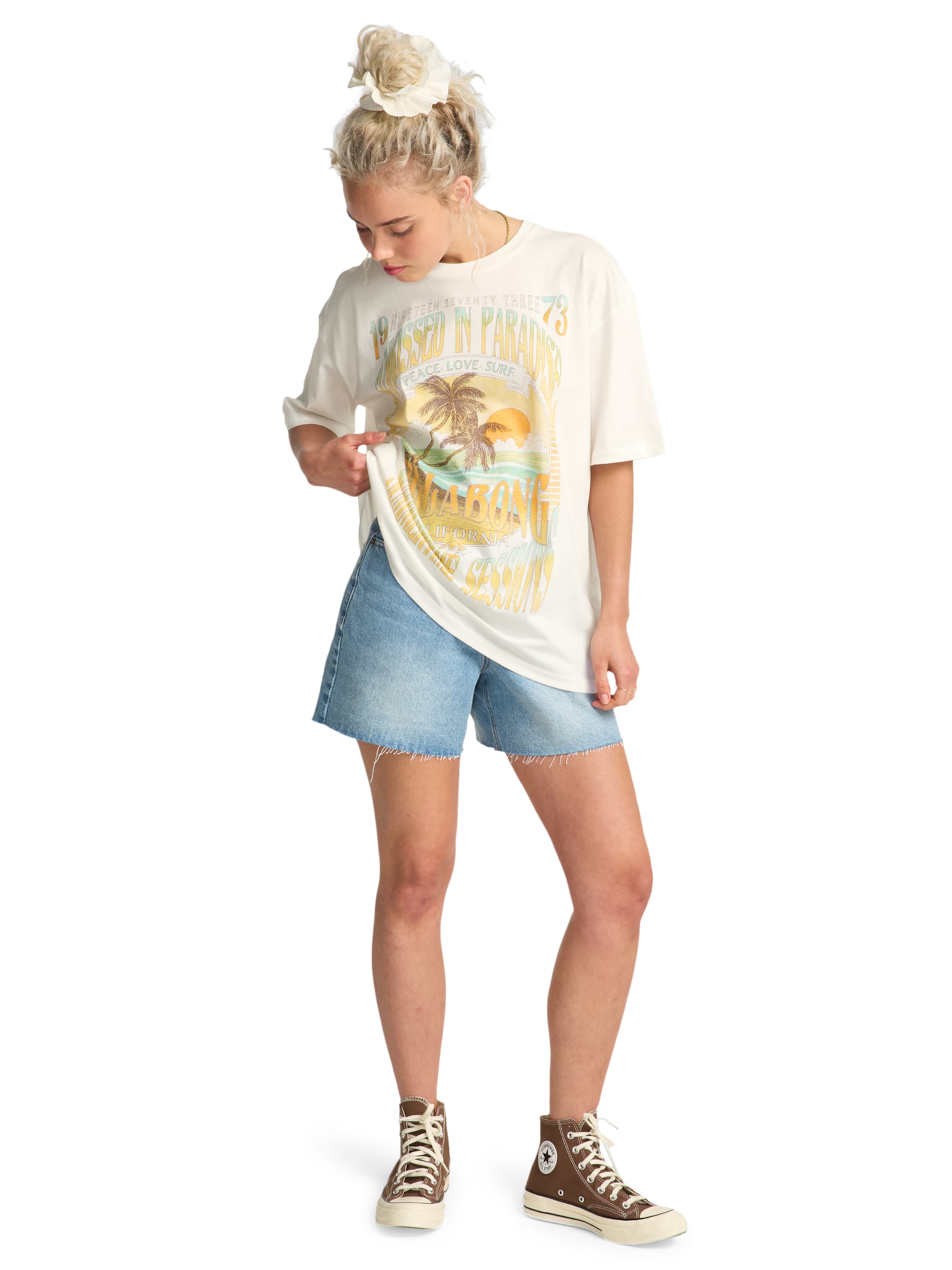 BILLABONG Shirt 'Sunset Mindset' in White