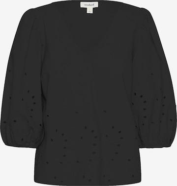 SOAKED IN LUXURY Blouse in Black: front