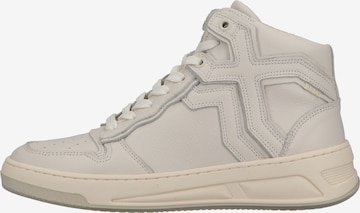 BRONX High-Top Sneakers in Beige