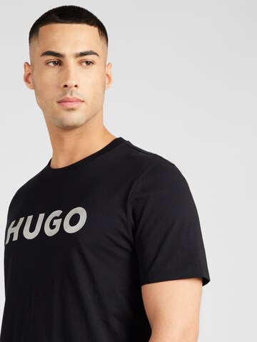 HUGO Majica 'Dulivio' | črna barva