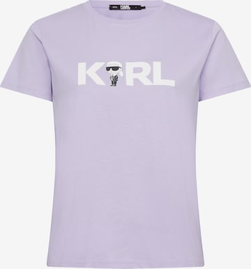 Karl Lagerfeld Shirt ' Ikonik 2.0 ' in Purple: front