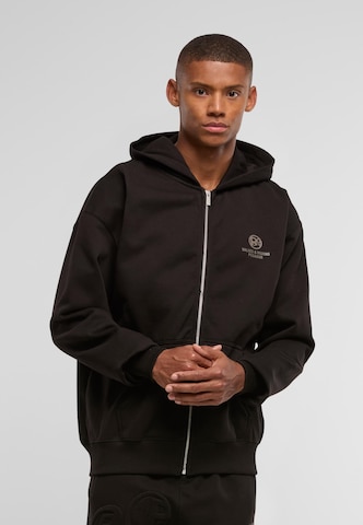 Veste de survêtement Pegador en noir : devant