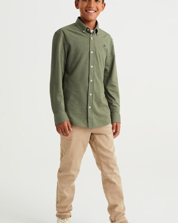 WE Fashion Regular fit Button up shirt in Green