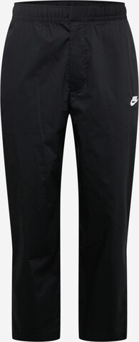 Nike Sportswear Regular Trousers in Black: front