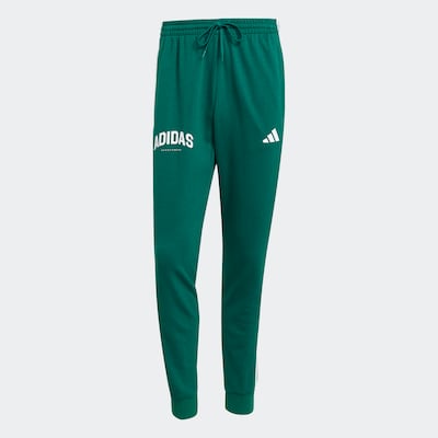 ADIDAS SPORTSWEAR Παντελόνι φόρμας σε σκούρο πράσινο / λευκό, Άποψη προϊόντος