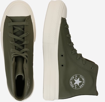 Converse altas verde militar best sale