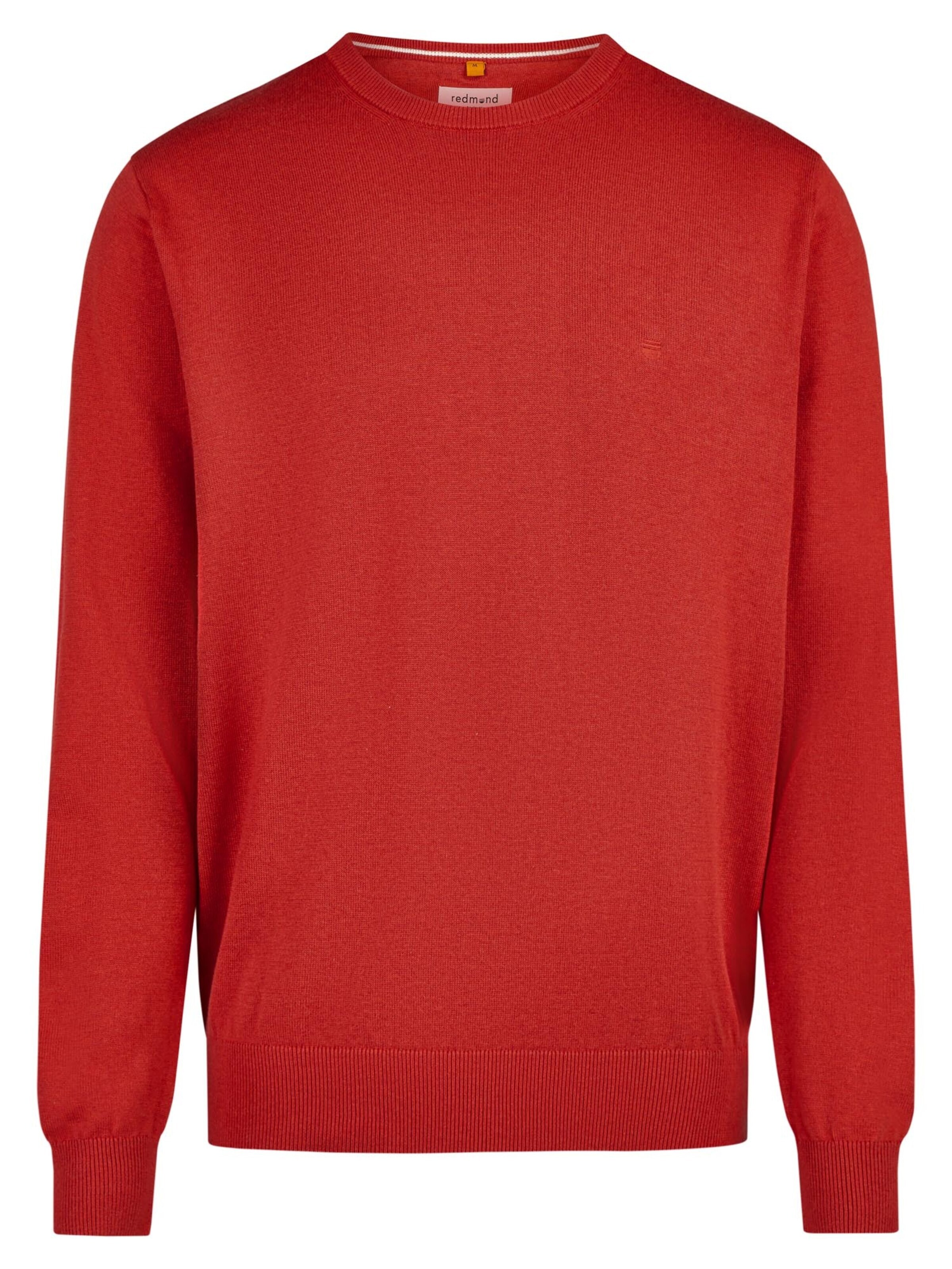 redmond Sweater 'Basic' in Red: front