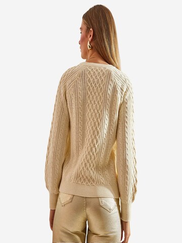 Bianco Lucci Pulover 'Pullover' | bež barva