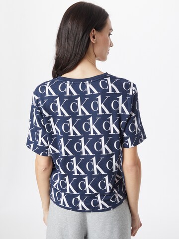 Calvin Klein Underwear Tričko na spaní – modrá