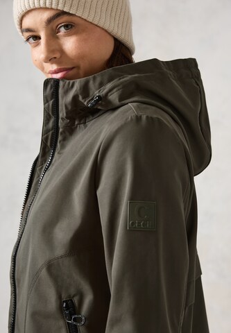 CECIL Between-Seasons Coat in Green