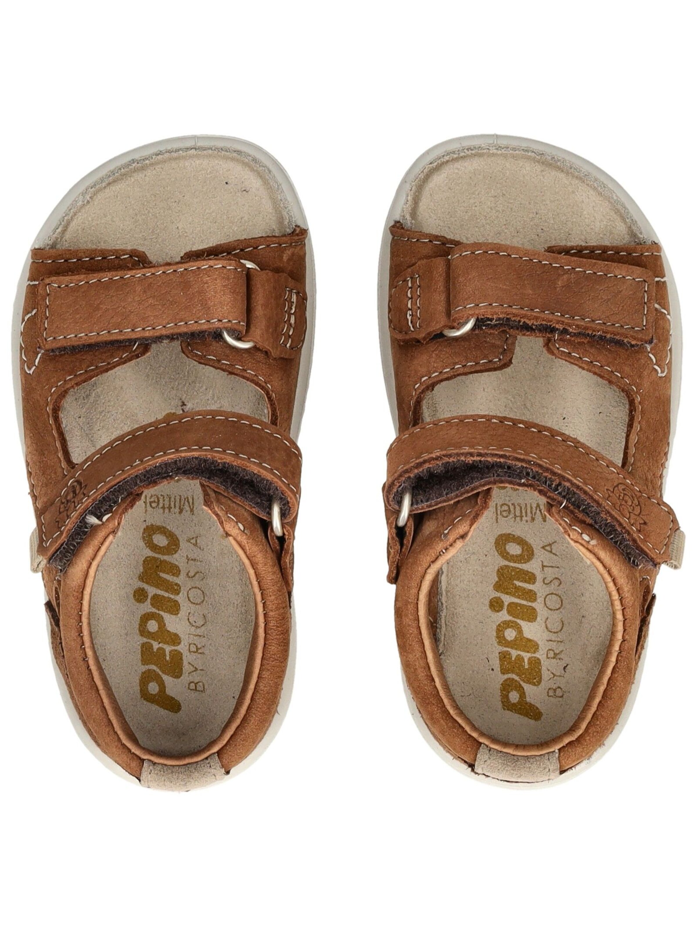 Calzatura aperta di Pepino in marrone
