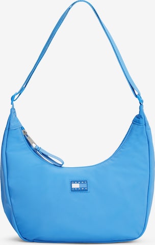 Tommy Jeans Schoudertas in Blauw: voorkant