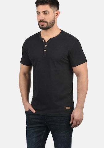 !Solid Shirt 'Volker' in Black: front