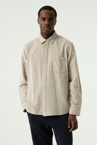 GARCIA Regular fit Overhemd in Beige: voorkant