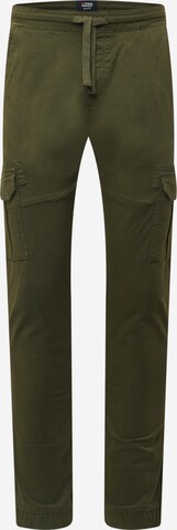 Coupe slim Pantalon cargo Denim Project en vert : devant