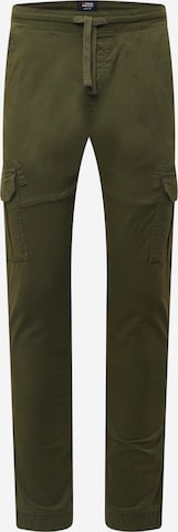 Coupe slim Pantalon cargo Denim Project en vert : devant
