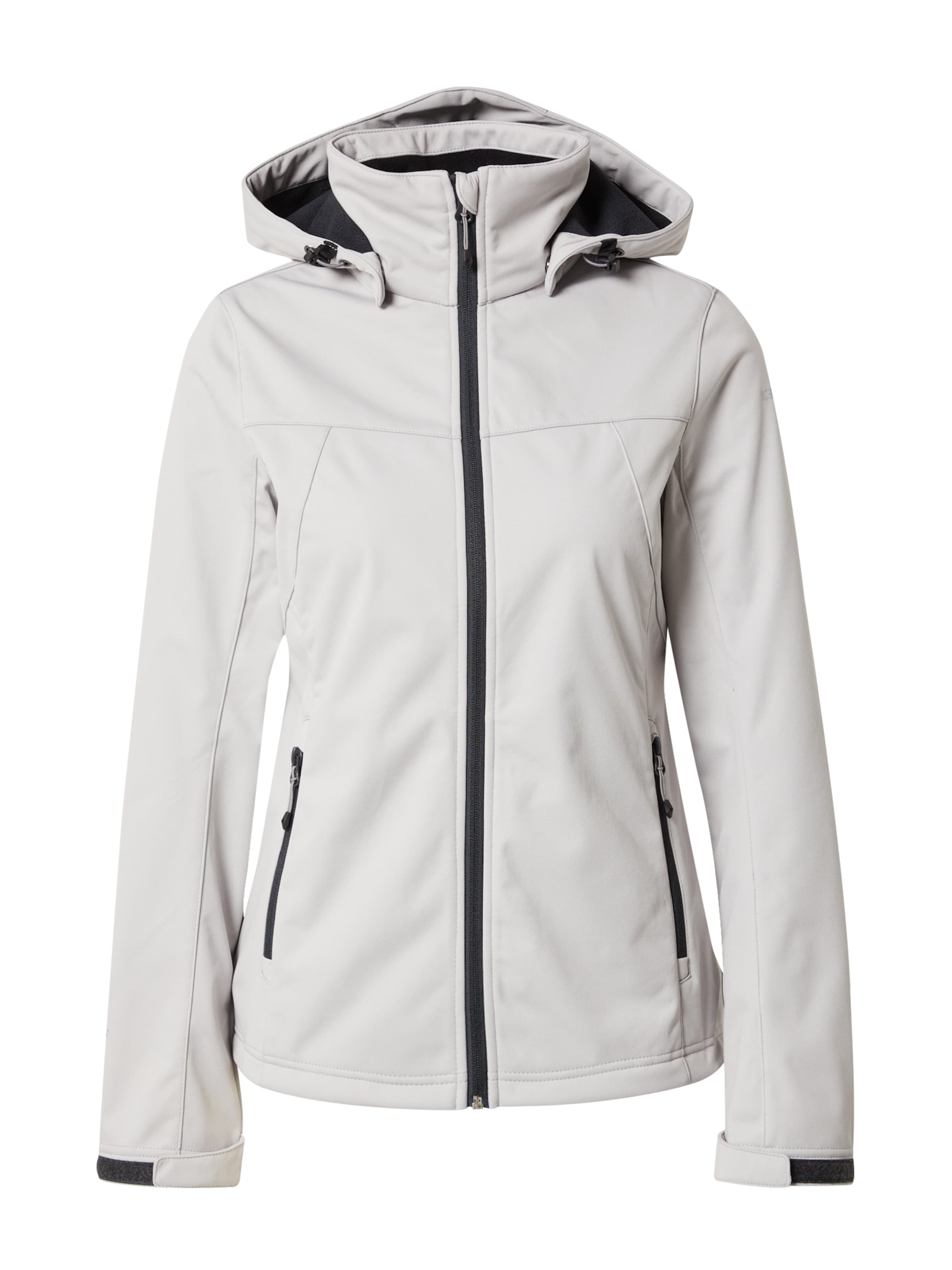 ICEPEAK Outdoorjas 'BOISE' in Grijs: voorkant