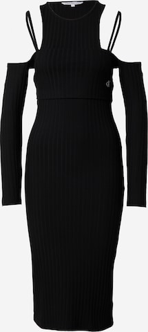 Calvin Klein Jeans - Vestido en negro: frente