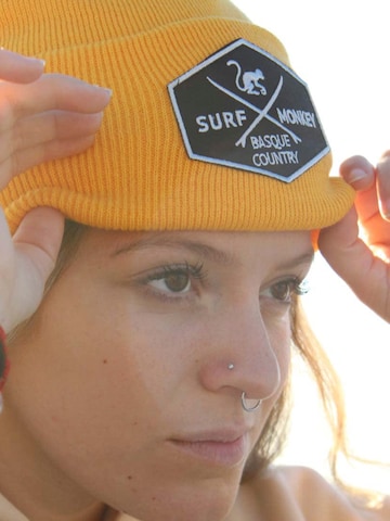 Surf Monkey Mütze in Gold