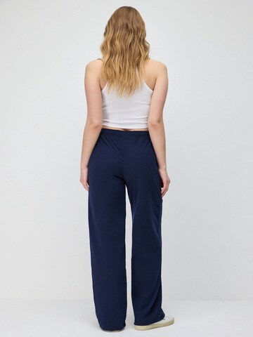 No Matter What Wide leg Broek in Blauw