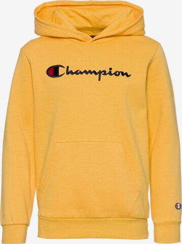 Champion Authentic Athletic Apparel Sweatshirt 'Legacy Icons' in Gelb: predná strana