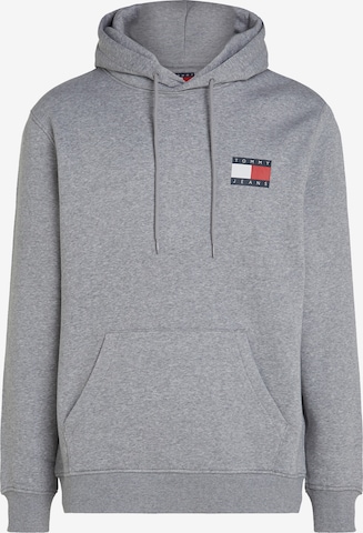 Tommy Jeans - Sweatshirt 'ESSENTIAL' em cinzento: frente