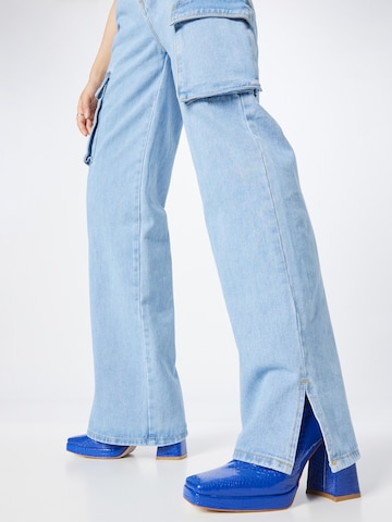 Regular Jeans cargo Misspap en bleu