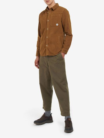 Barbour Beacon Regular Fit Skjorte i beige