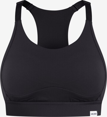 Smilodox Bustier Sport-BH 'Althea' in Schwarz: predná strana