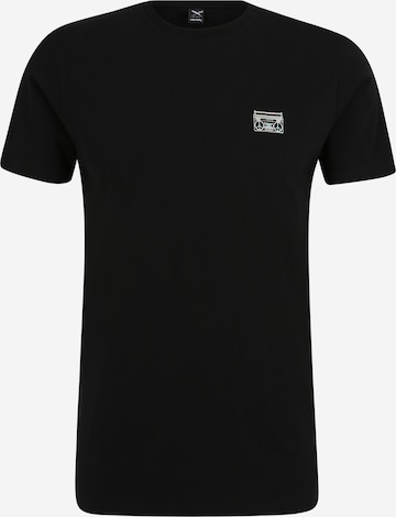 Iriedaily - Camiseta en negro: frente