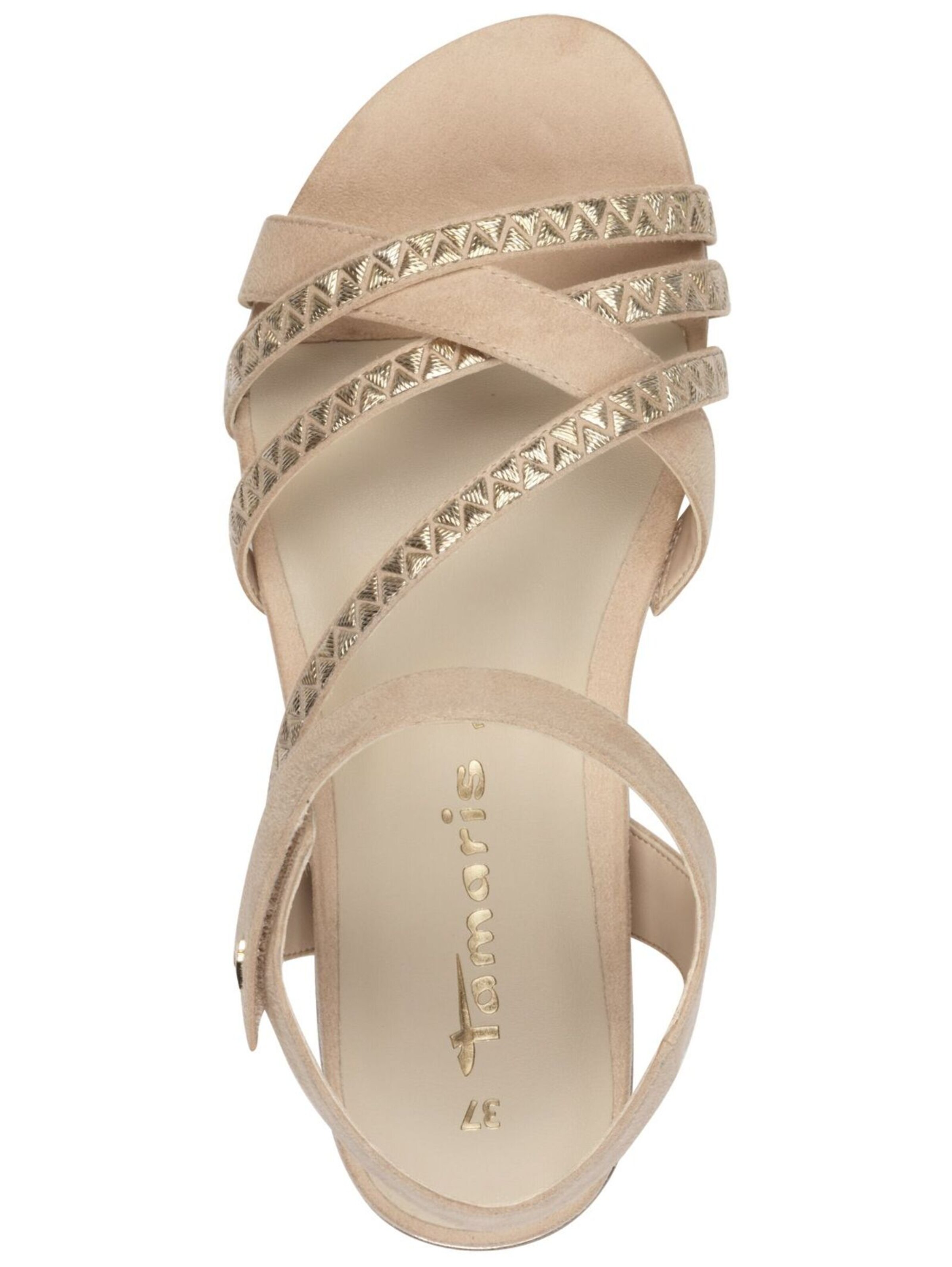 Sandales à lanières Tamaris en beige