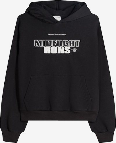 Bershka Collegepaita värissä musta / valkoinen, Tuotenäkymä