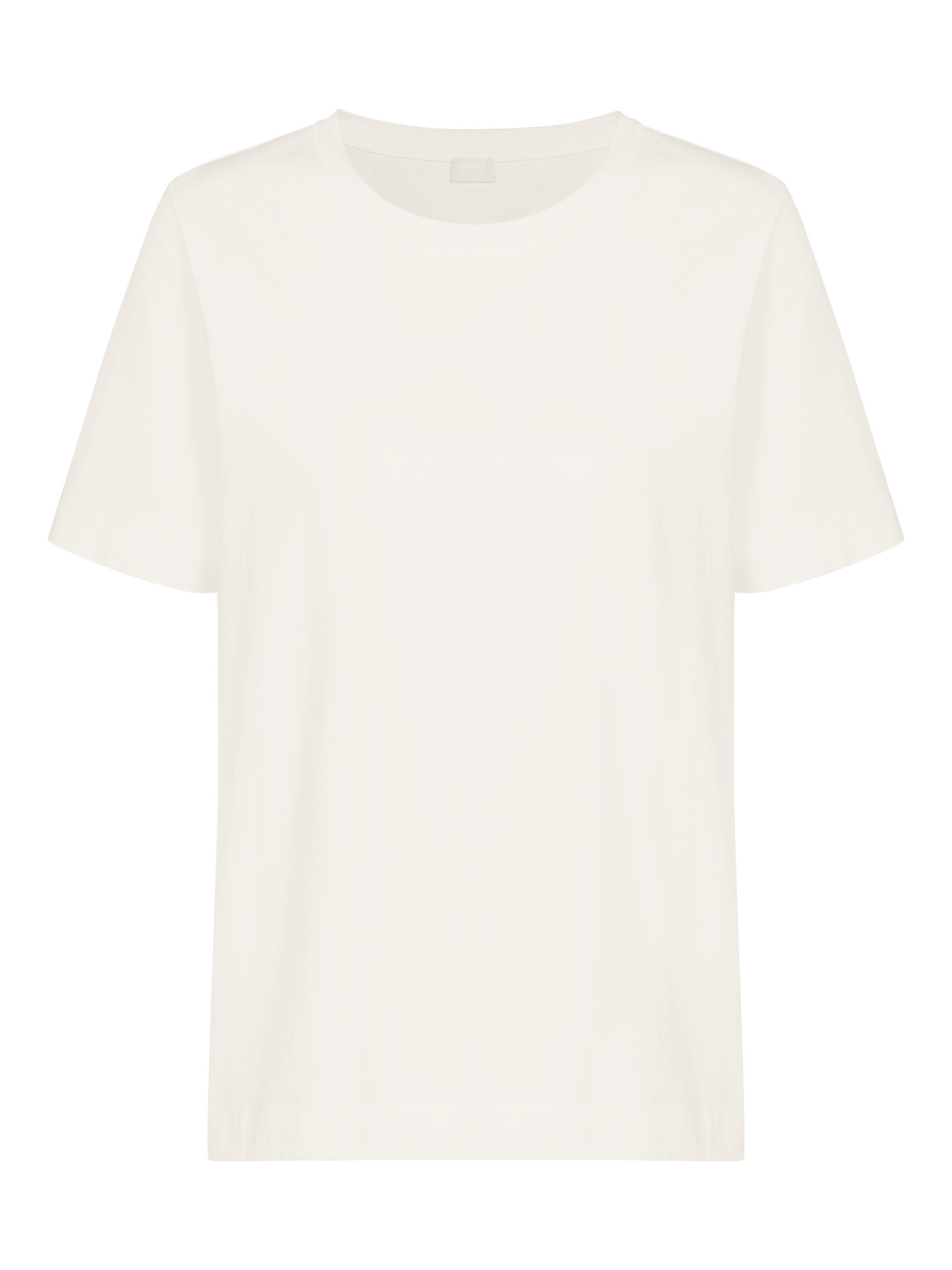 Mey Pajama shirt 'Tessie' in White: front