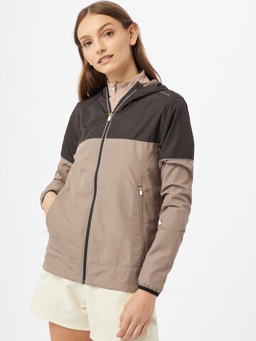 ENDURANCE Sports jacket 'Agria' in Brown: front