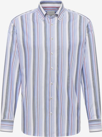 ETERNA Regular fit Zakelijk overhemd in Blauw: voorkant