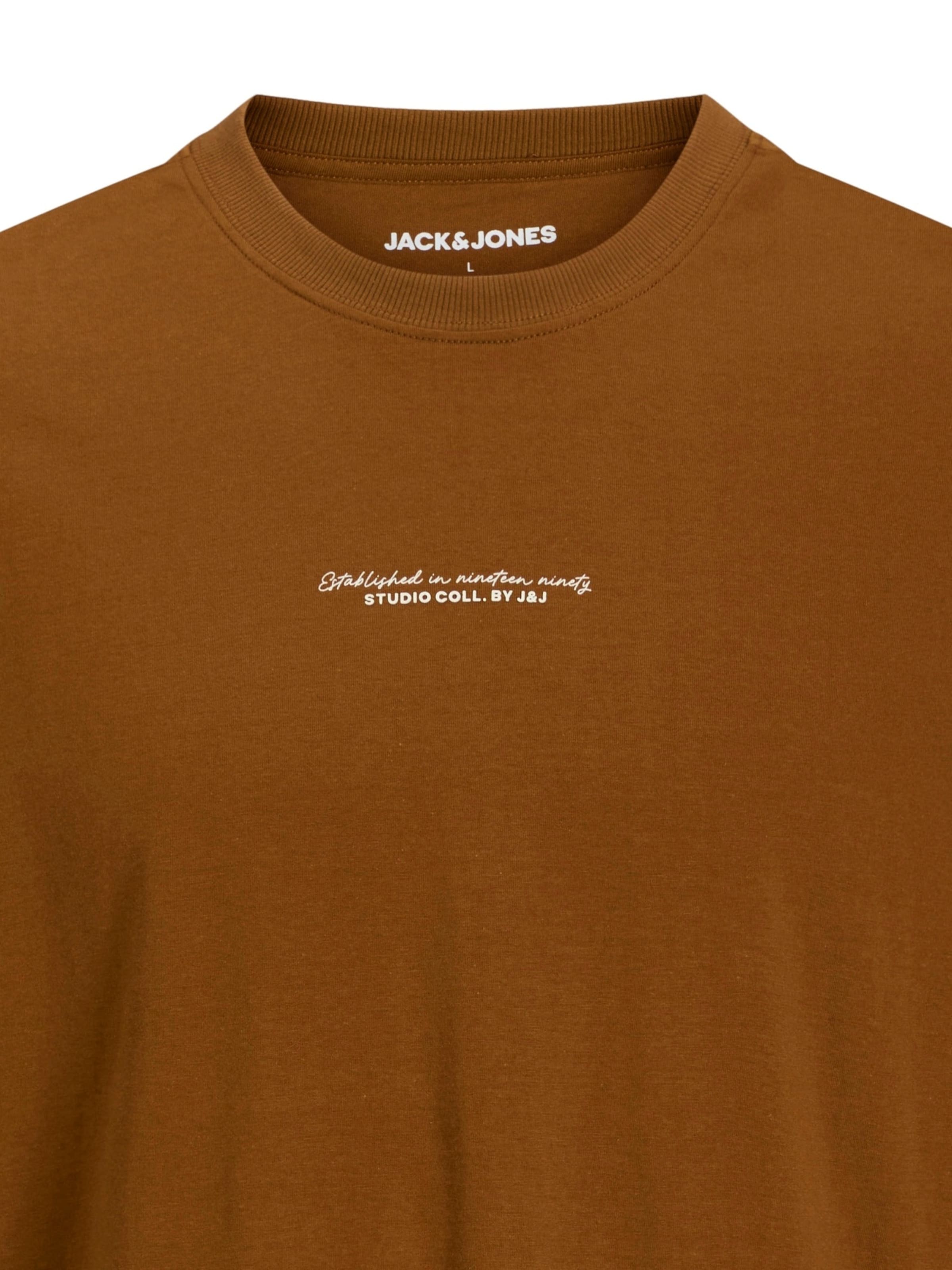 Maglietta 'Rikkie' di JACK & JONES in marrone