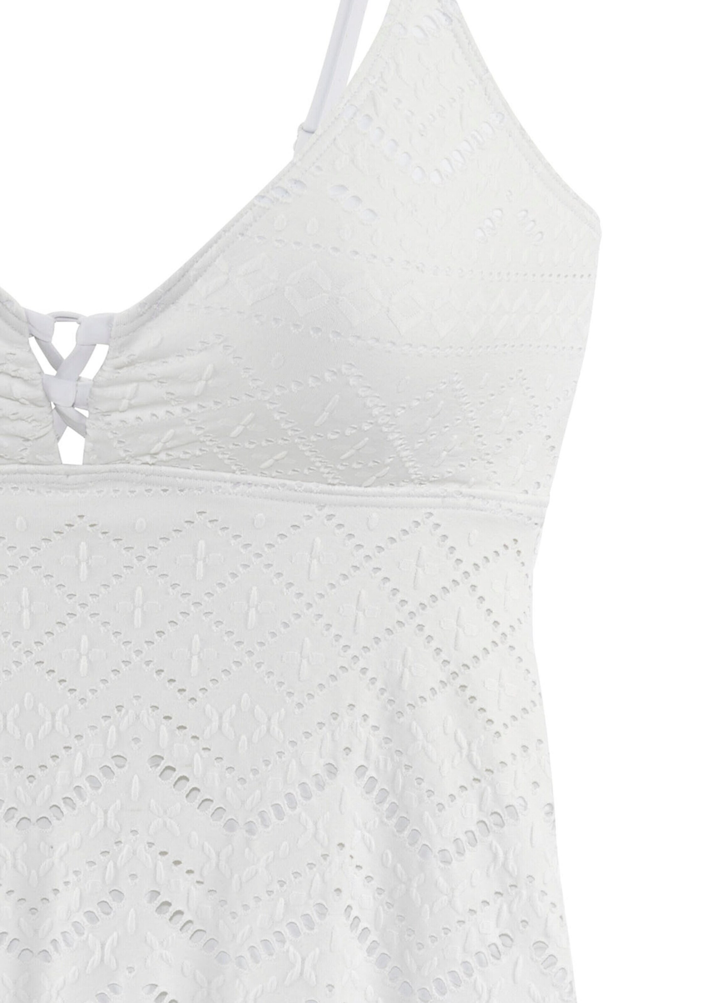 LASCANA Сутиен с триъгълни чашки Горнище на бански танкини в бяло