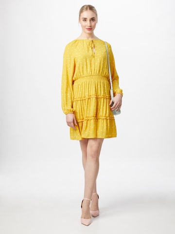 VILA Kleid 'Dotties' in Gelb