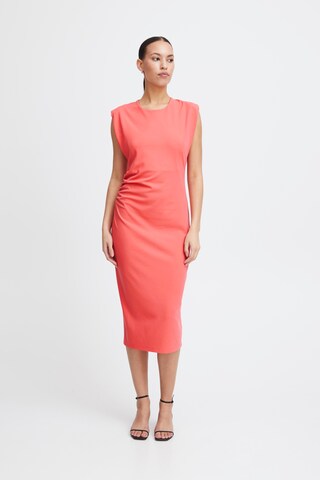 ICHI Dress 'KATINE' in Orange: front