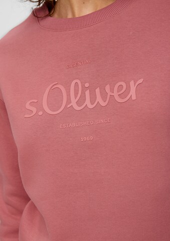 Sweat-shirt s.Oliver en rose