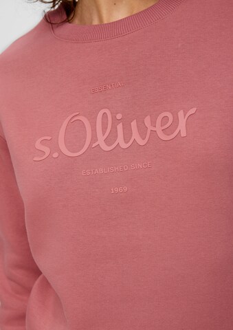 s.Oliver Sweatshirt in Pink